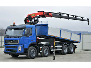 Camion benne Volvo FM 340 Kipper 6,40m+Kran/FUNK Topzustand!: photos 1
