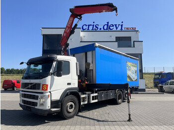 Camion à rideaux coulissants, Camion grue Volvo FM 400 6x2  Fassi F 155A Ladebordwand: photos 1