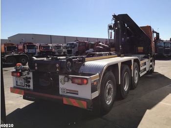 Camion ampliroll, Camion grue Volvo FM 420 8x2 HMF 28 ton/meter laadkraan Welvaarts weighing system: photos 4