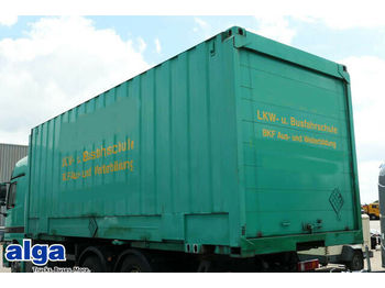 Camion porte-conteneur/ Caisse mobile Wechselkoffer, 7.400mm lang, Rolltor, 45m³: photos 1