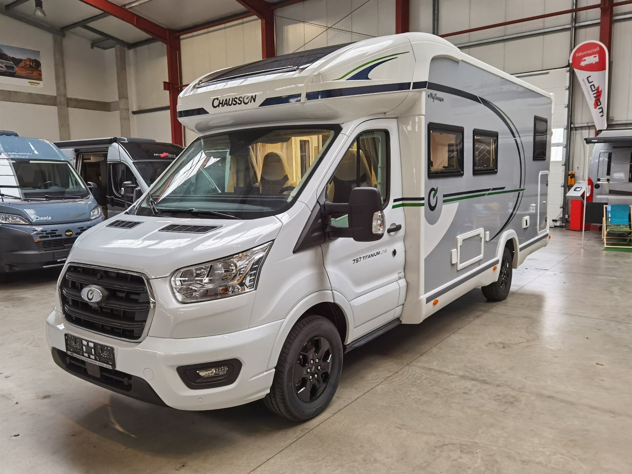 Camping-car profilé Chausson 797 TITANIUM / -2026- / 165PS-8G. / EINZELBETTEN