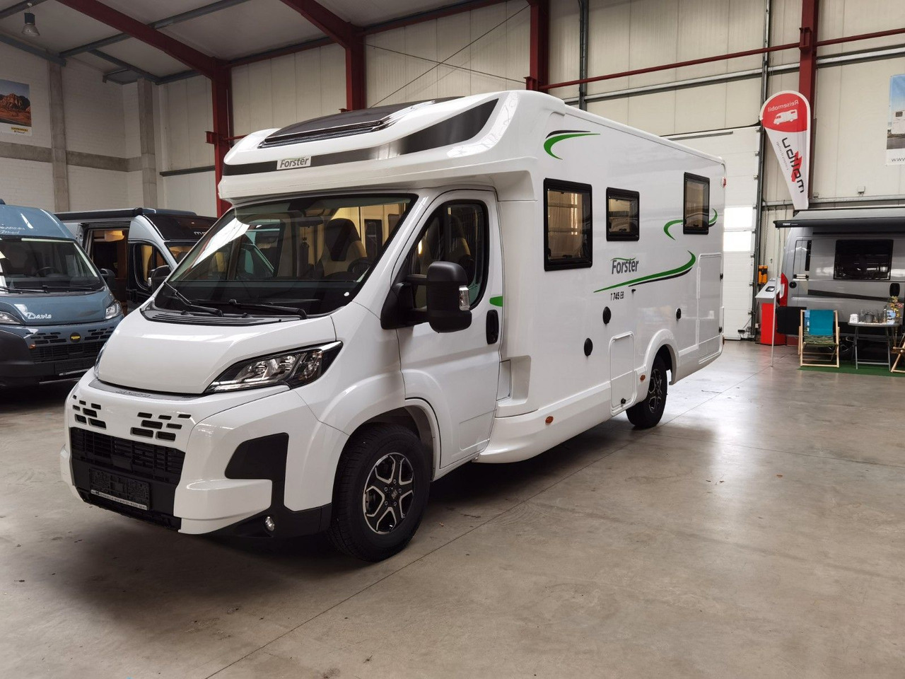 Camping-car profilé Forster T 745 EB /-2025-/ 140PS / EINZELBETTEN &amp; HUBBETT