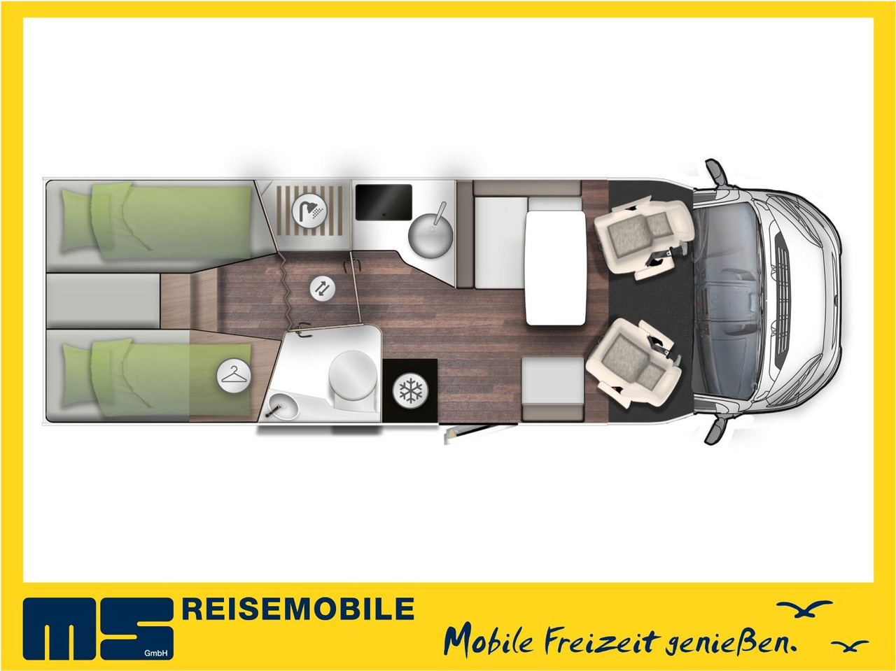 Camping-car profilé Forster T 745 EB / -2025- / 180 PS- 8.G. AUTOMATIK