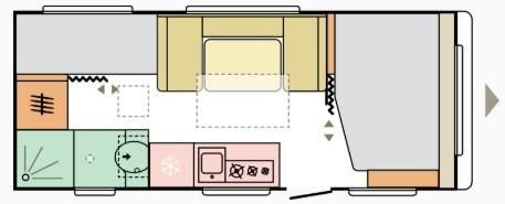 Caravane Adria Altea 60Y 552 PK*Fußboden-Temp*Eingangstür Fenst