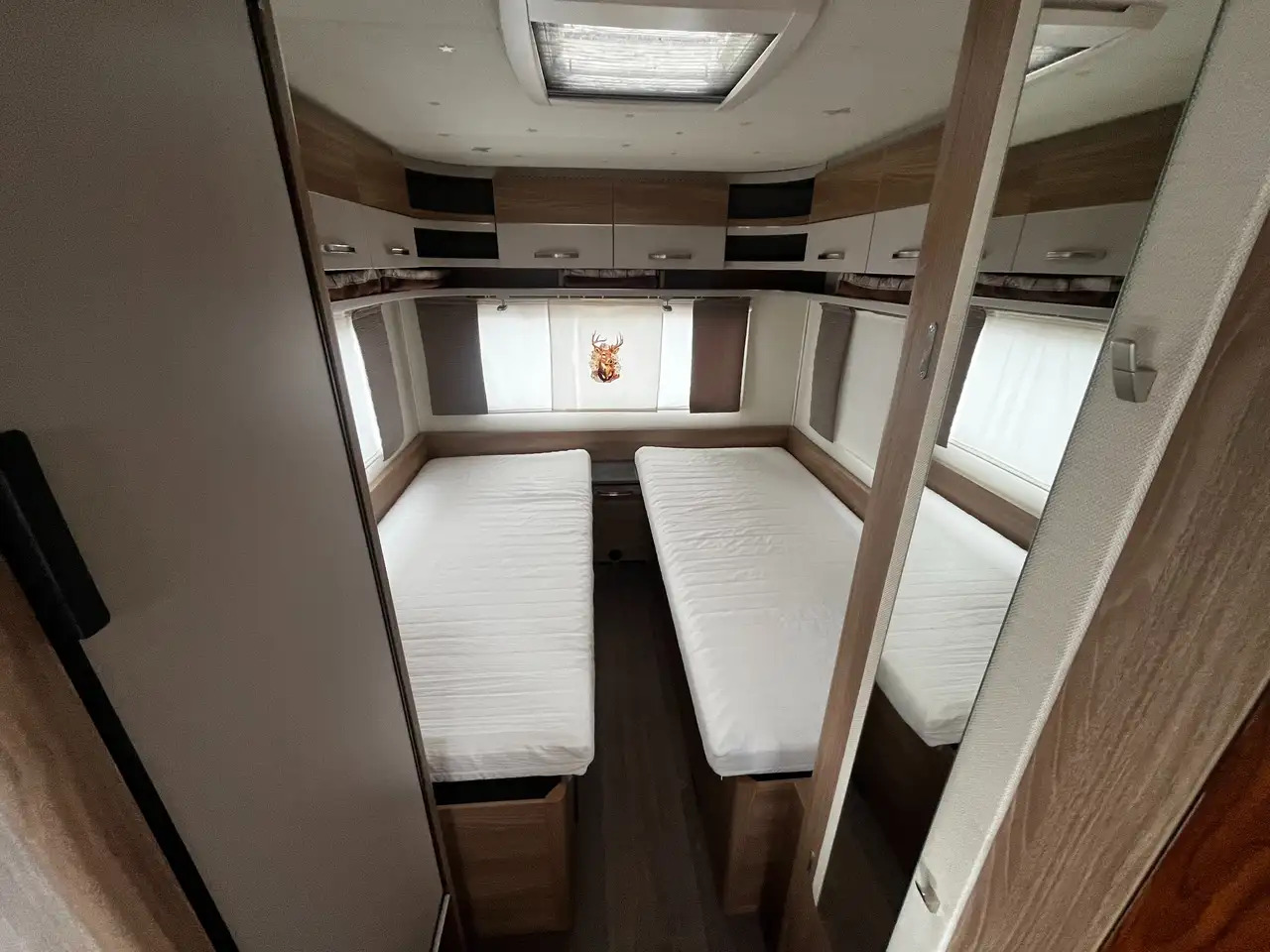 Caravane Bürstner Premio 530 TL Mover Dachklimaanlage Einzelbetten