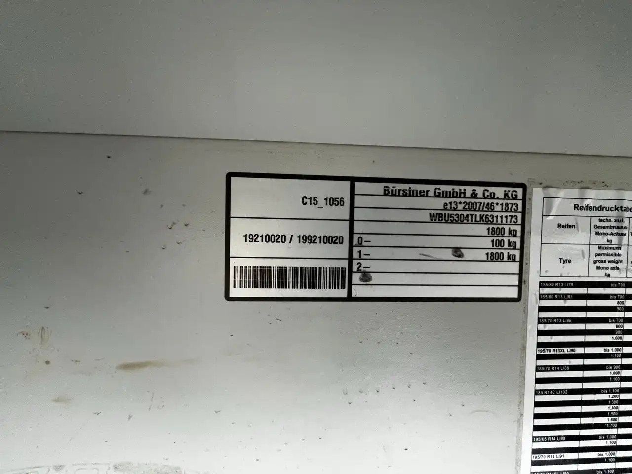 Caravane Bürstner Premio 530 TL Mover Dachklimaanlage Einzelbetten