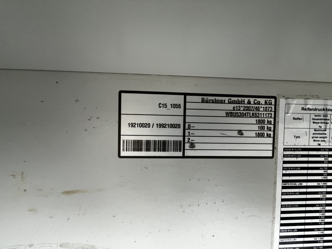 Caravane Bürstner Premio 530 TL Mover Dachklimaanlage Einzelbetten