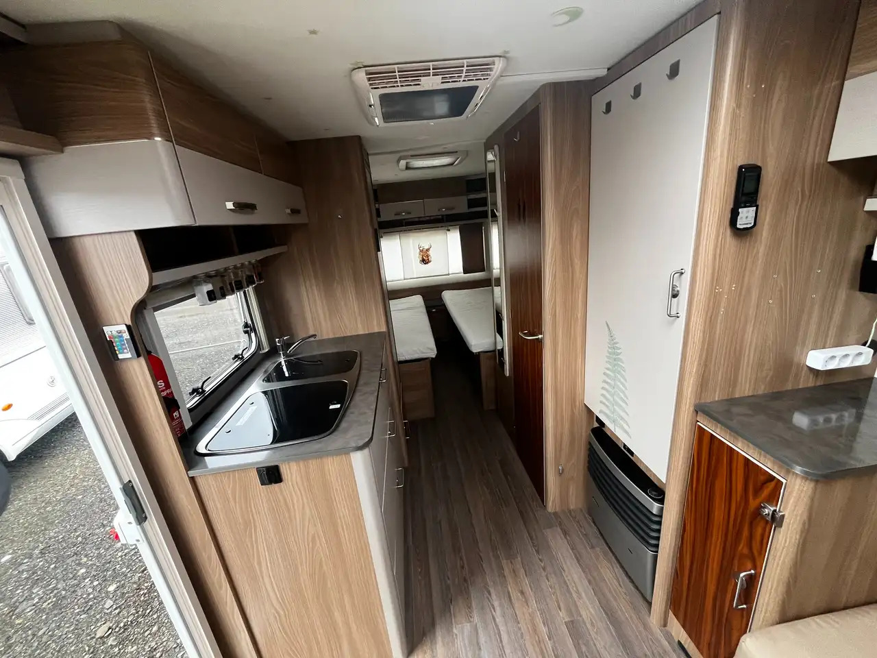 Caravane Bürstner Premio 530 TL Mover Dachklimaanlage Einzelbetten