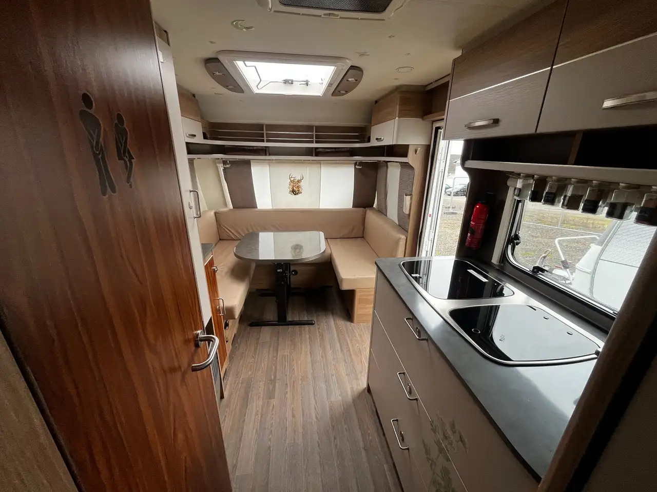 Caravane Bürstner Premio 530 TL Mover Dachklimaanlage Einzelbetten