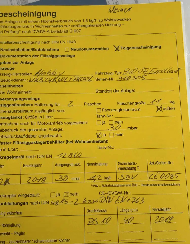 Caravane Hobby 540UFf Wohnwagen queensbett