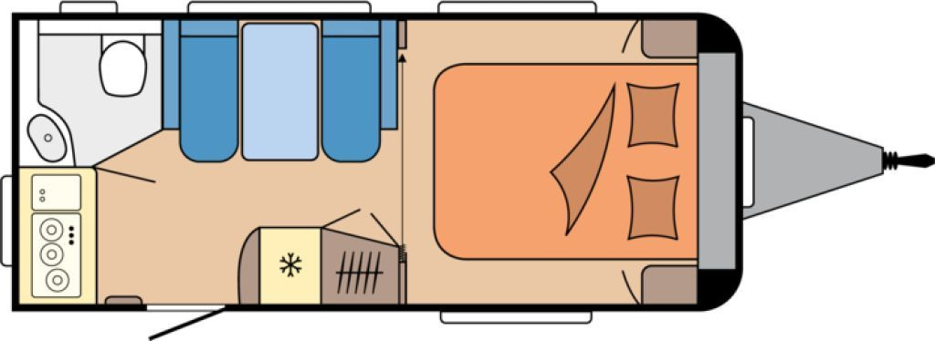 Caravane Hobby De Luxe 460 SFf 1500kg. Ambiente, FBH