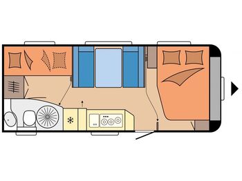 Caravane Hobby De Luxe 545 KMF Modell 2023