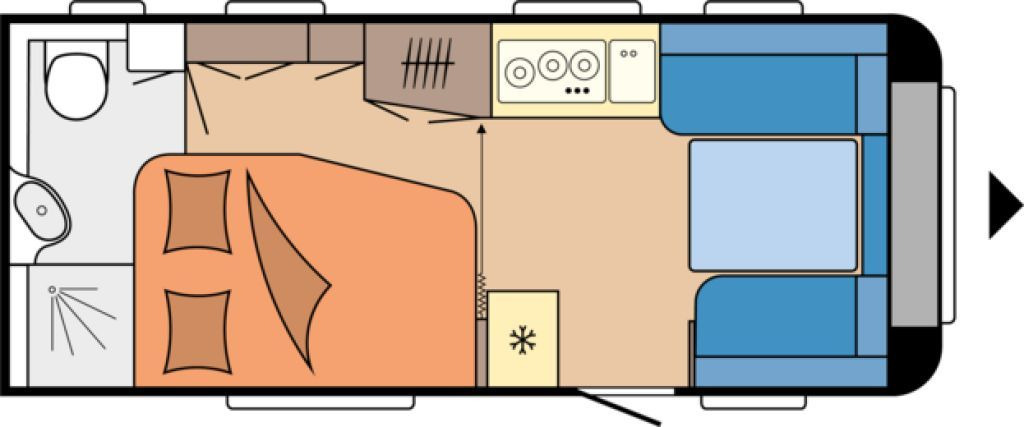 Caravane Hobby Excellent 495 WFB Mover, Autark,Combi6E Backofen