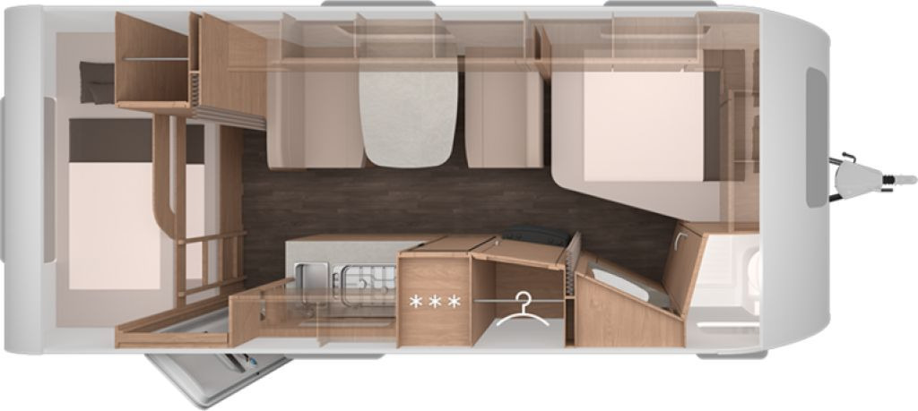 Caravane Knaus Sport 540 FDK Gas Paket