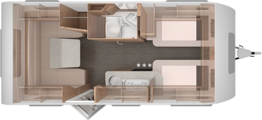 Caravane Knaus Südwind 500 EU 60 Years Dachklima