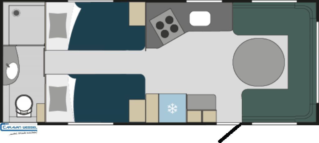 Caravane Polar 620 BSA Original Modellwechsel-Aktion