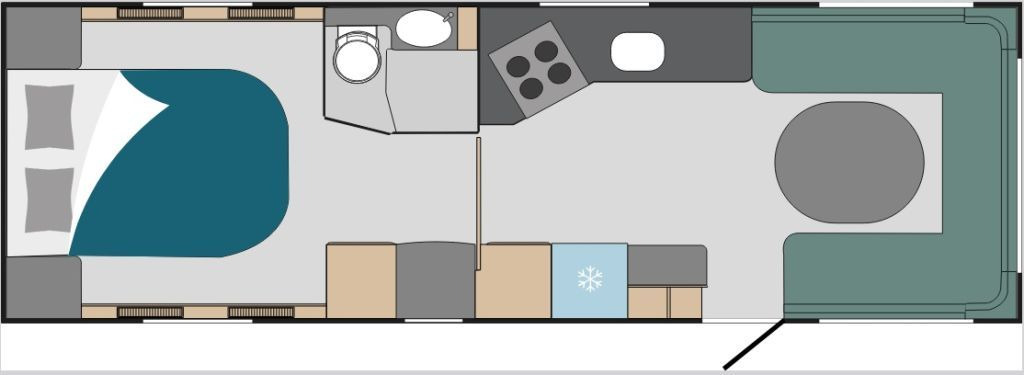 Caravane Polar 730 QA 30% RABATT LUXUS KLIMA AKTION
