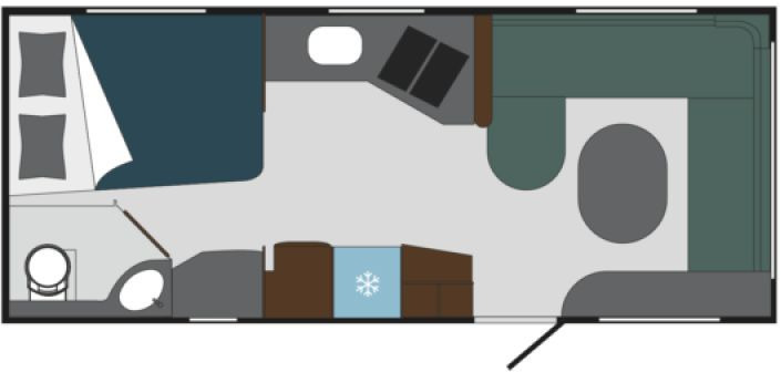 Caravane Polar Chimera 590 FWL NEUHEIT Klima Mover