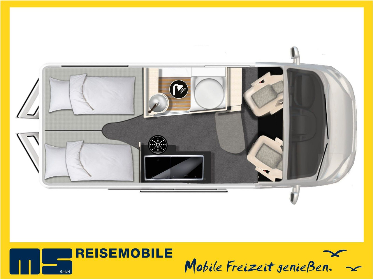Fourgon aménagé Karmann DEXTER 600 / -2026- /8G.AUTOMATIK / EINZELBETTEN