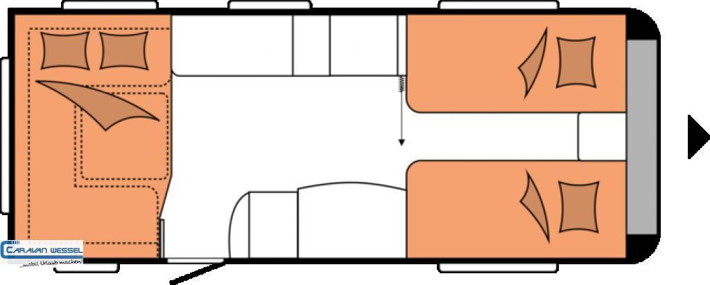 Caravane neuf Hobby Prestige 560 UL 2023 2000kg. V.für AUTARK: photos 3