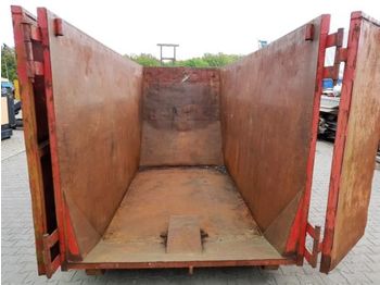 Conteneur Absetzcontainer mit Flügeltüren offen Absetzmulde Bauschuttcontainer Container