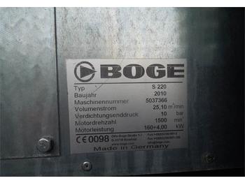 Compresseur d'air Boge SPRĘŻARKA ŚRUBOWA S220 160KW 2010R !!!: photos 4