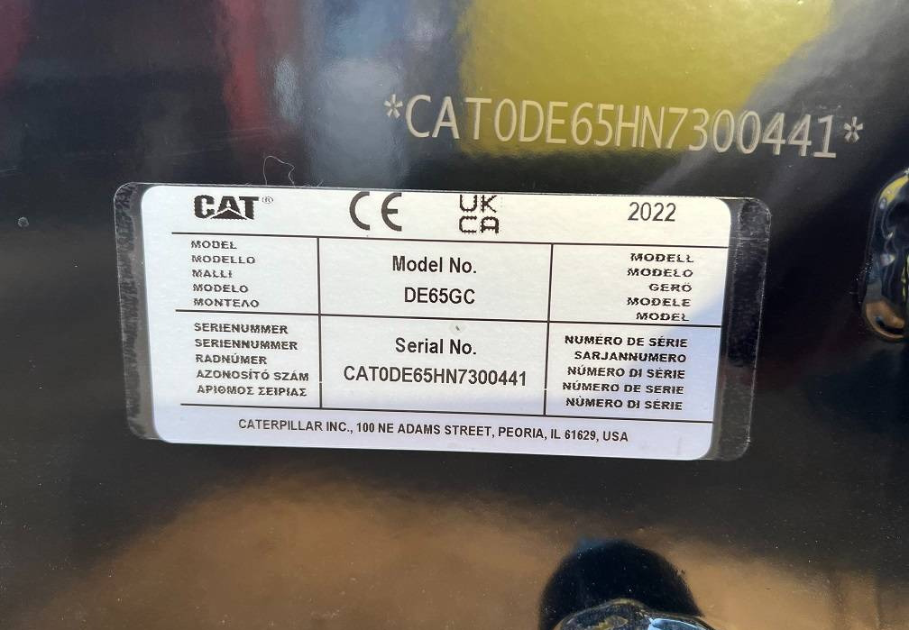 Groupe électrogène CAT DE 65 GC 65KVA (UNUSED): photos 11