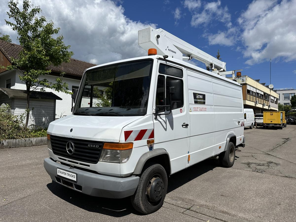 Camion avec nacelle Mercedes Vario 614 D-KA RUTHMANN K130 Hubsteiger 13 m TÜV neu