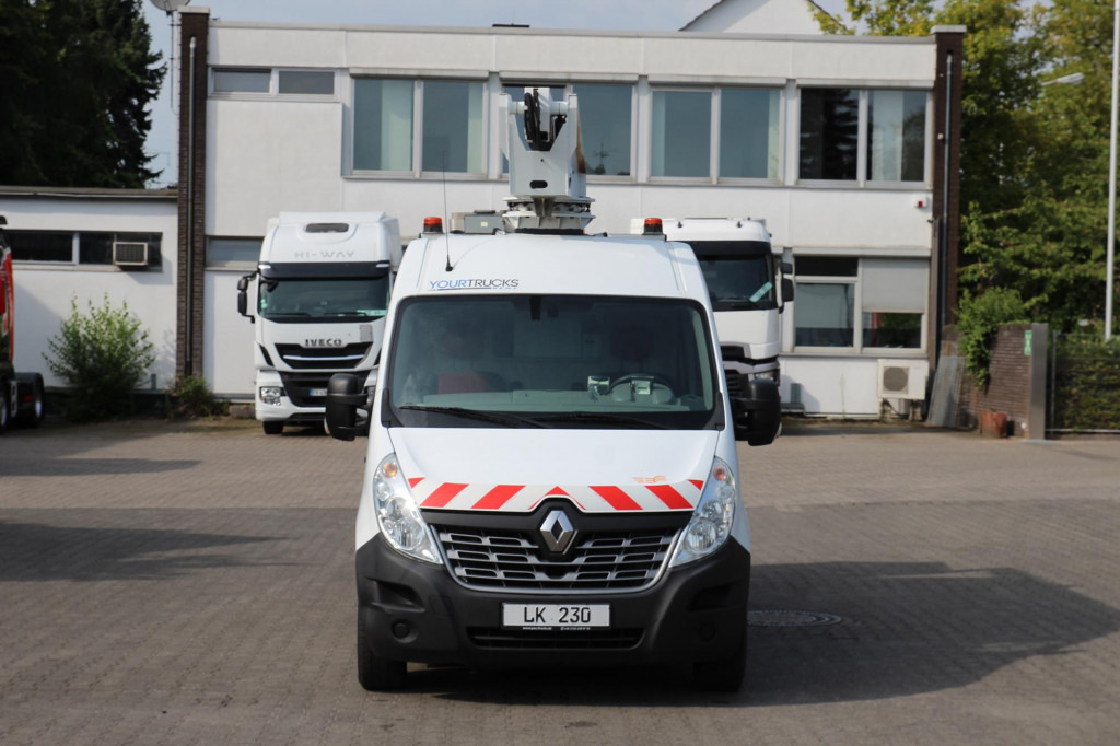 Camion avec nacelle Renault Master  Comilev 100TF1 10m Klima nur 167h HU-UVV