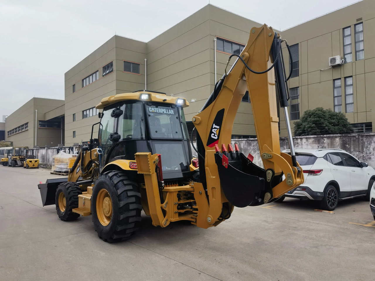 Tractopelle Cat used backhoe loader 420F secondhand machine CAT 420F cheap price for sale: photos 3