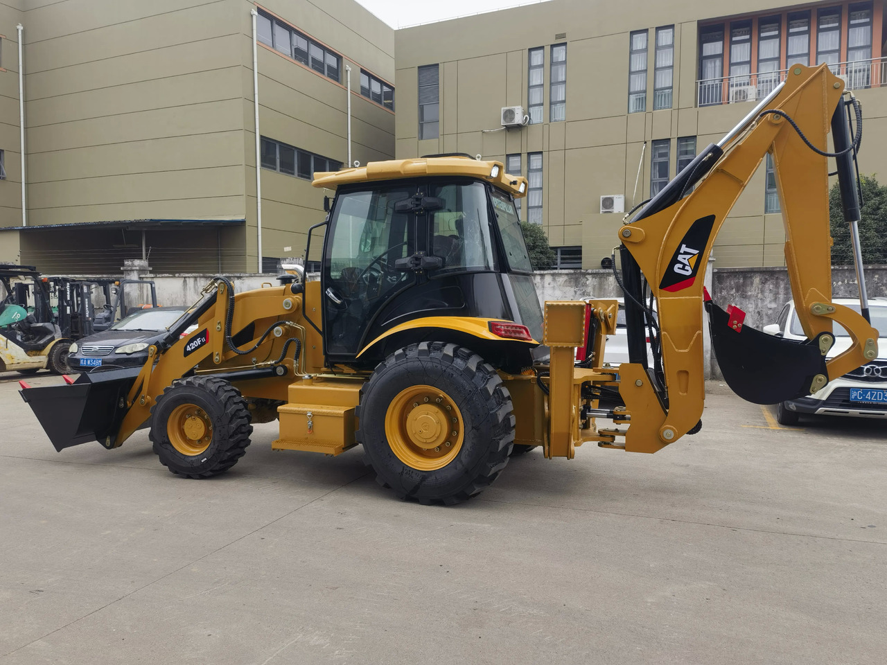 Tractopelle Cat used backhoe loader 420F secondhand machine CAT 420F cheap price for sale: photos 5