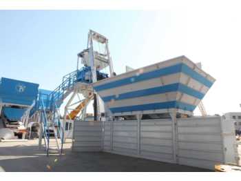 Pi Makina 30m³/h Capacity Compact Concrete Batching Plant (Planetary Mixer) - Centrale à béton