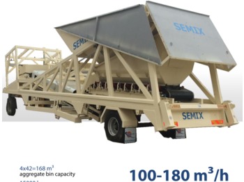SEMIX Dry Type Mobile Concrete Batching Plant - Centrale à béton