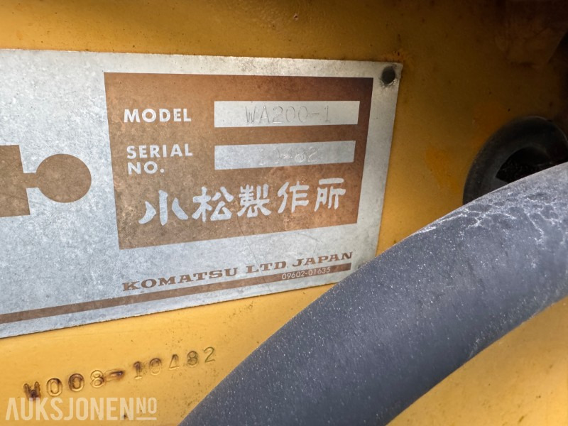 Chargeuse sur pneus 1980 Komatsu WA200 Hjullaster