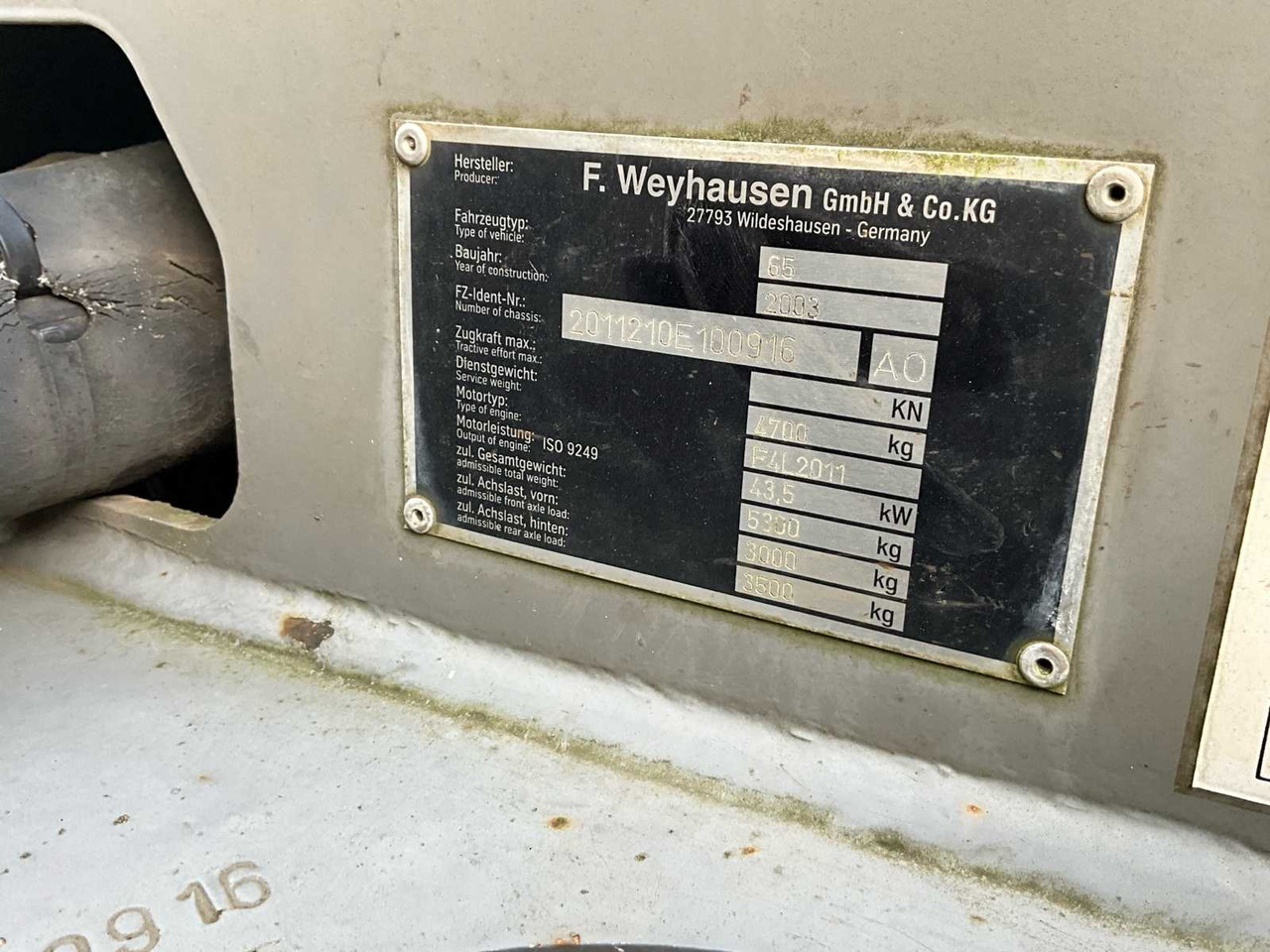 Chargeuse sur pneus 2003 ATLAS 65 SHOVEL