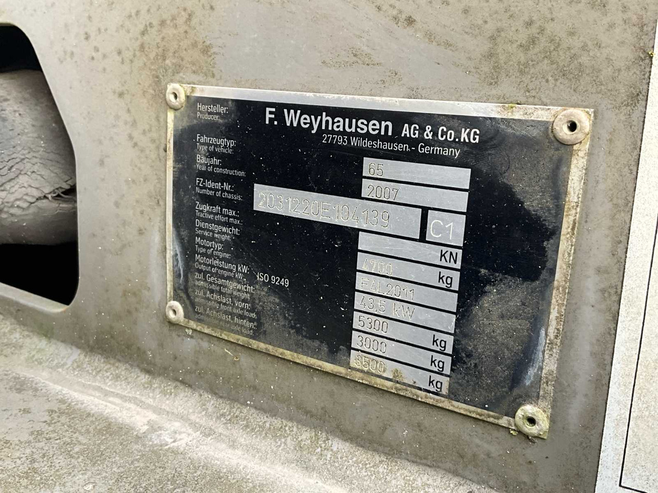 Chargeuse sur pneus 2007 ATLAS 65 SHOVEL