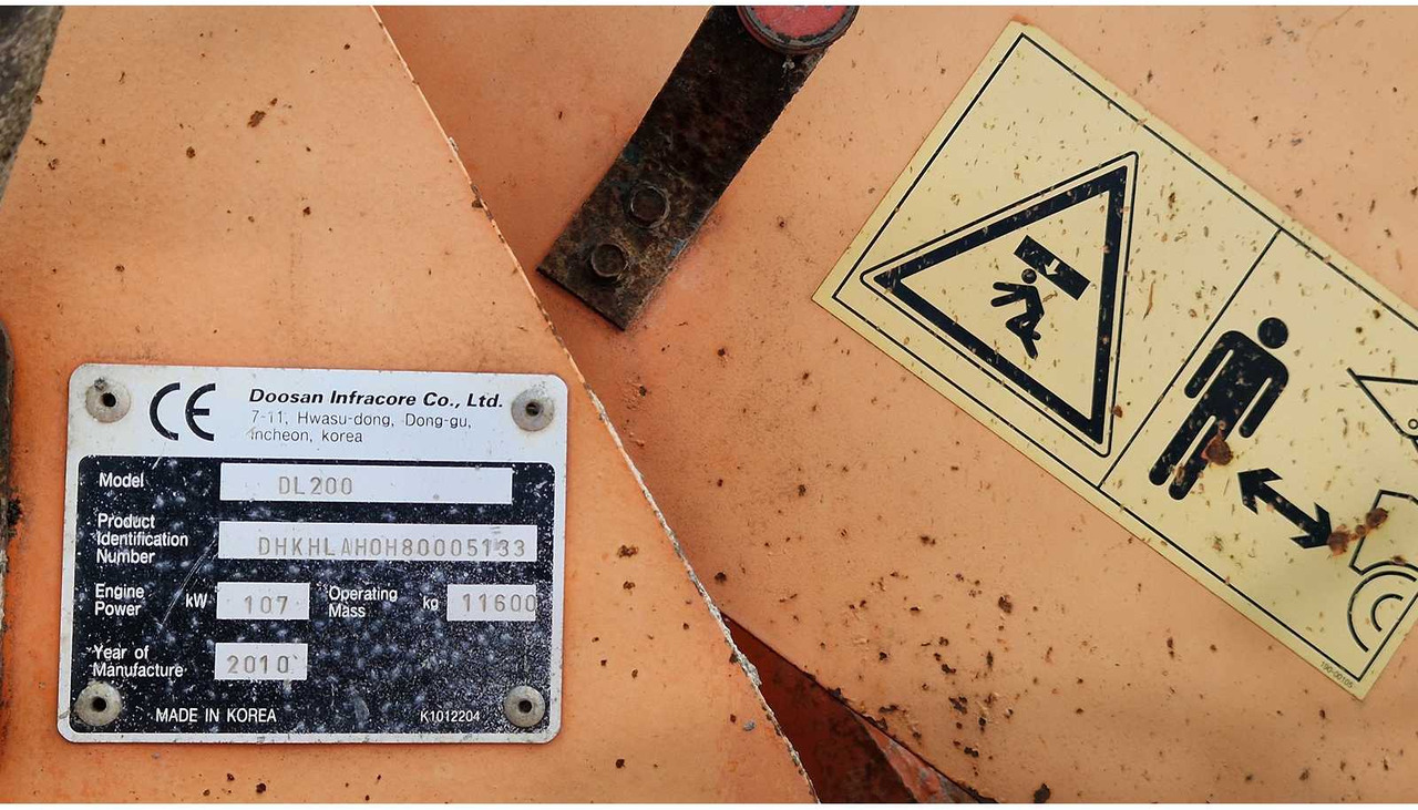 Chargeuse sur pneus 2010 DOOSAN DL200 WHEELED LOADER