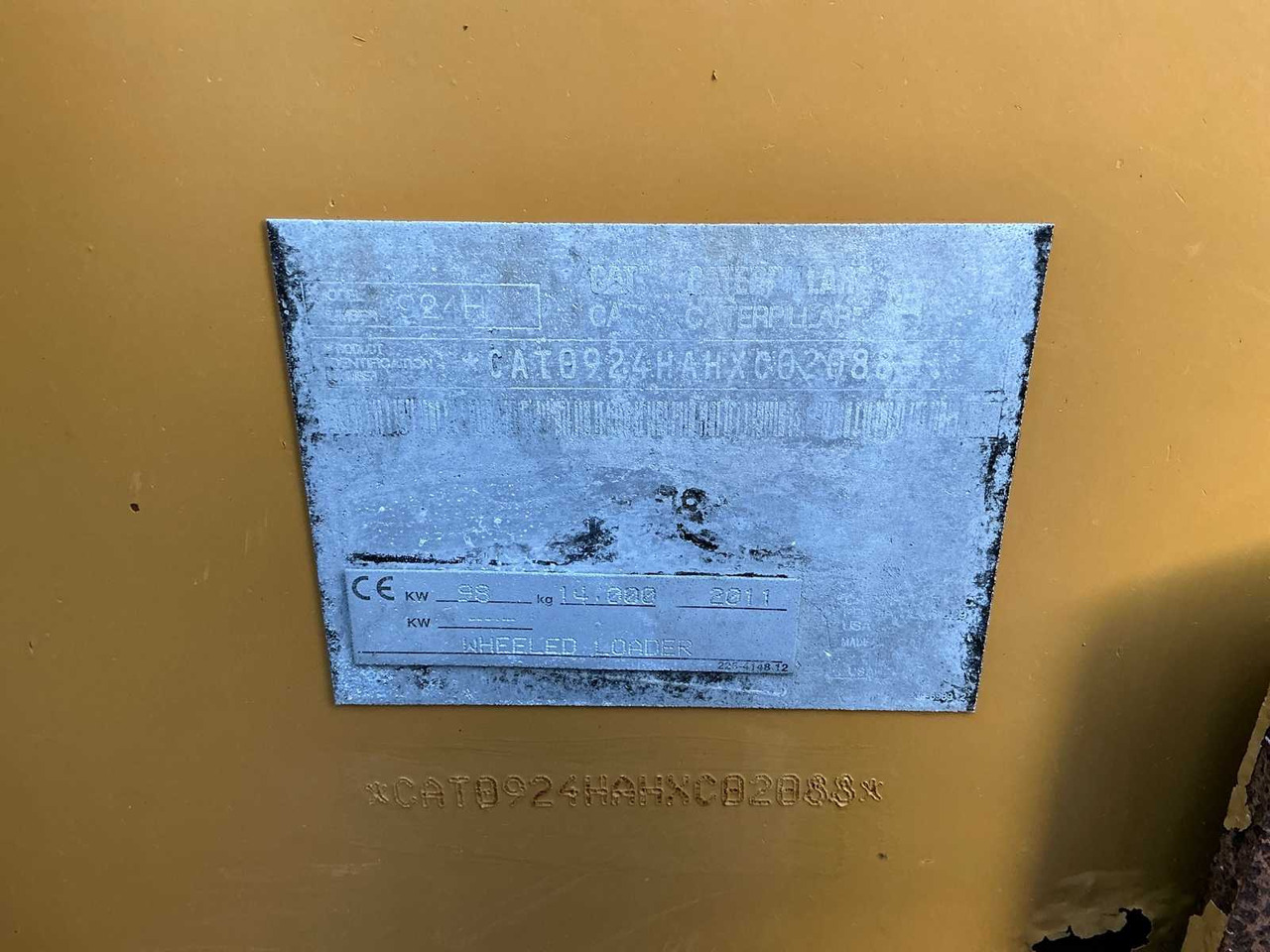 Chargeuse sur pneus 2011 CATERPILLAR 924H SHOVEL