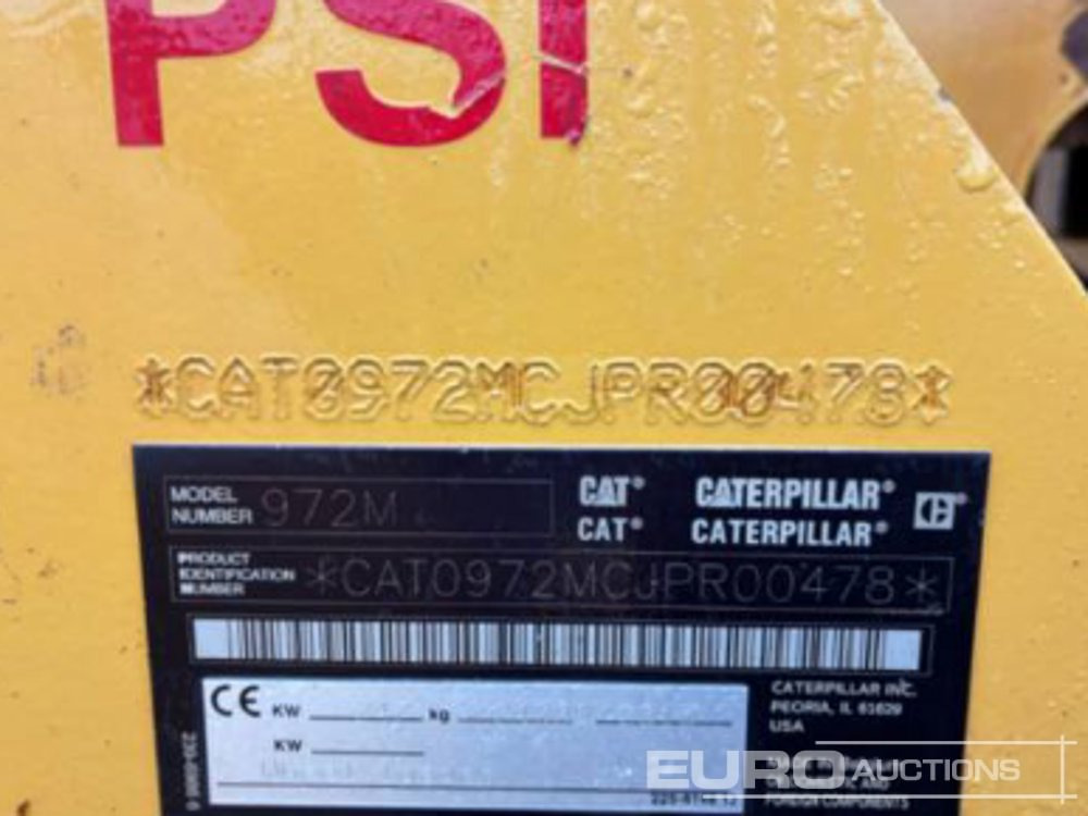 Chargeuse sur pneus 2015 CAT 972M