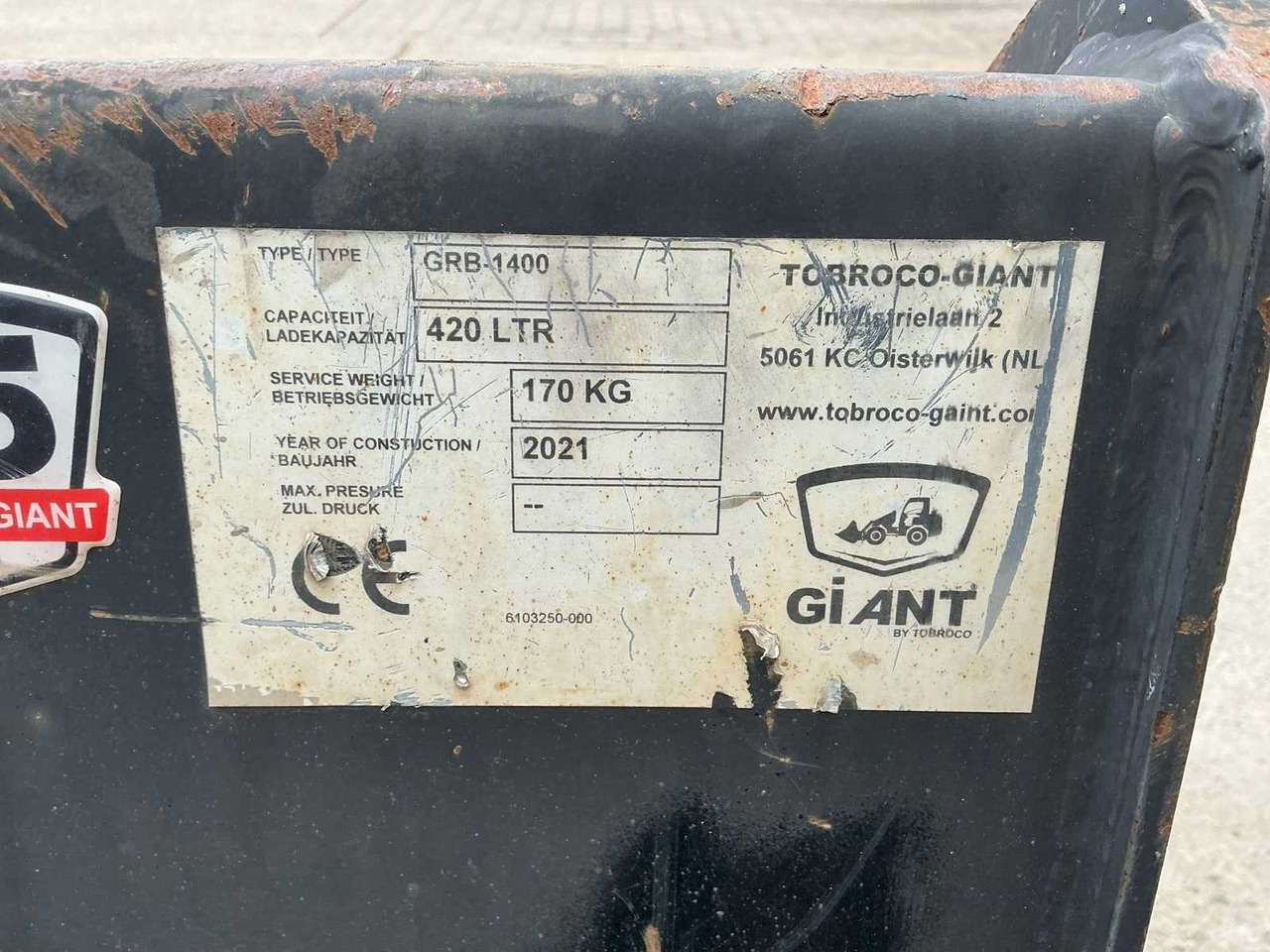 Chargeuse sur pneus 2016 GIANT V4502-T SHOVEL