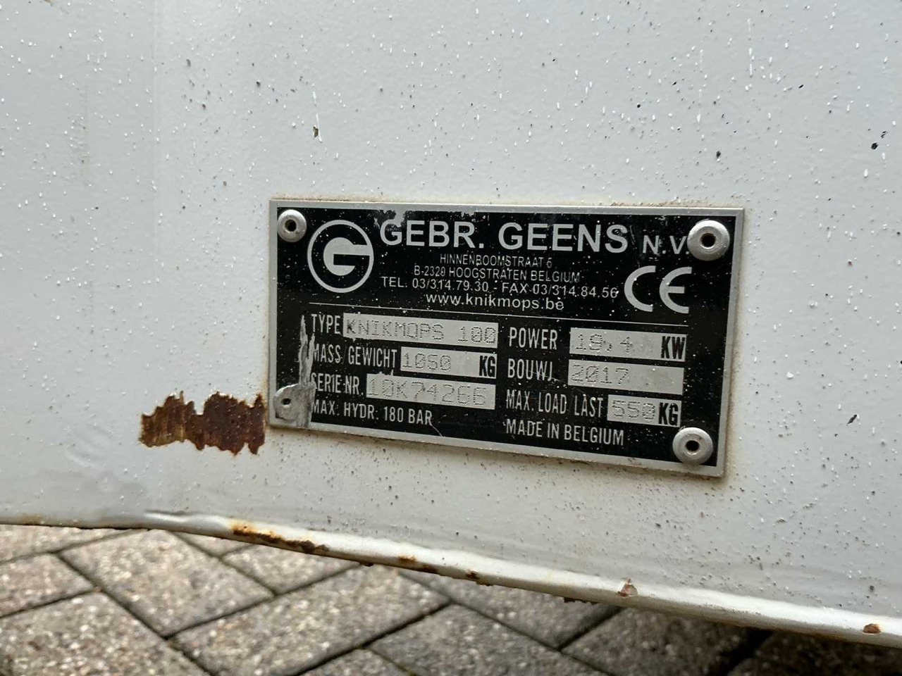 Chargeuse sur pneus 2017 100 KNIKMOPS