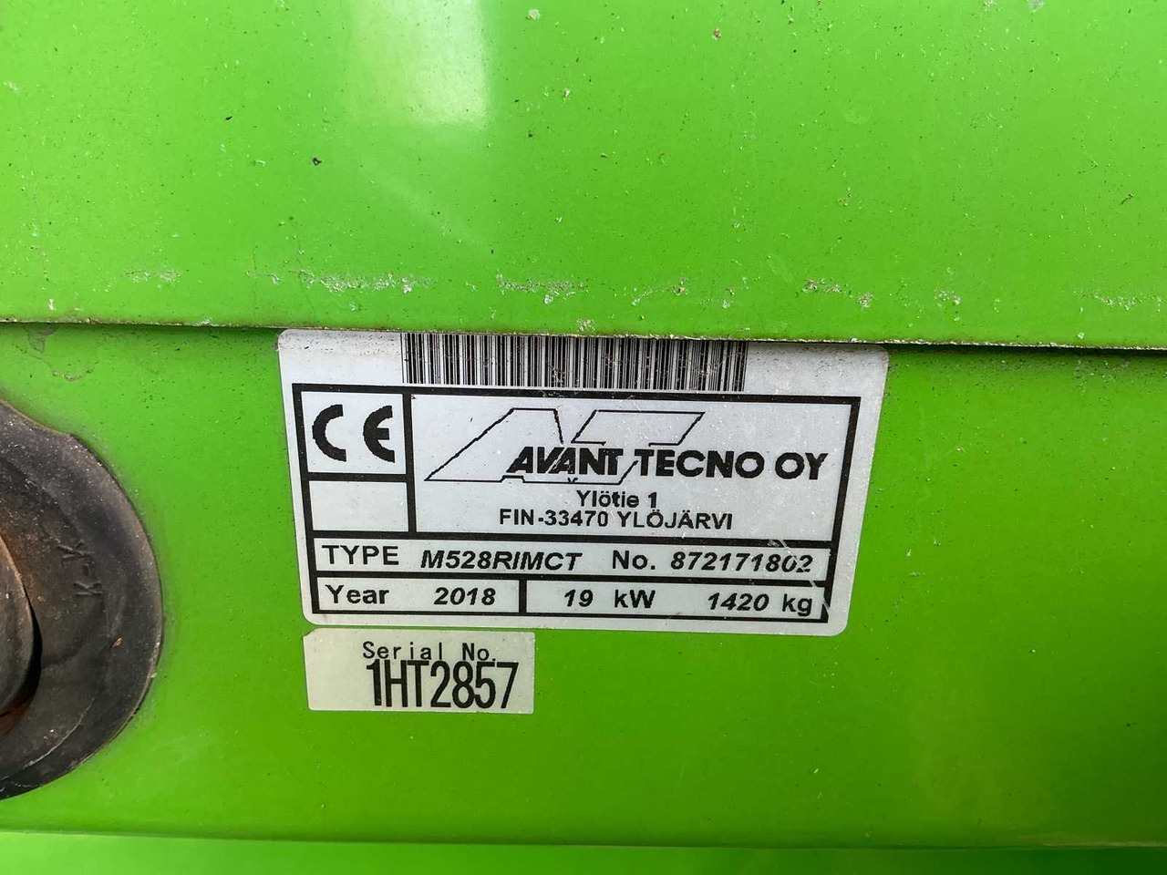 Chargeuse sur pneus 2018 AVANT M528 SHOVEL