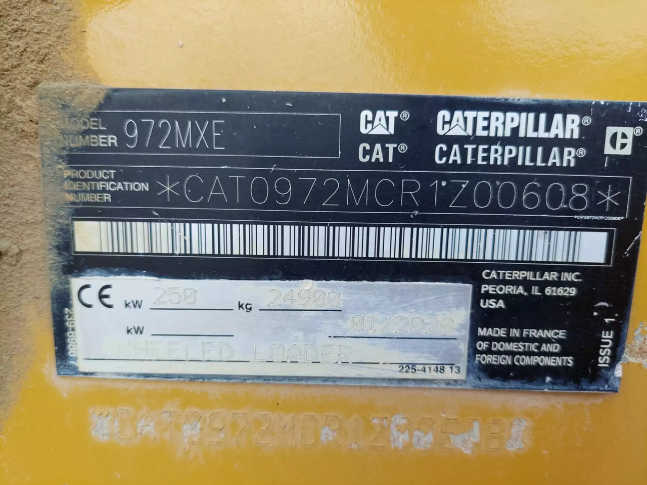 Chargeuse sur pneus 2020 Caterpillar 972MXE