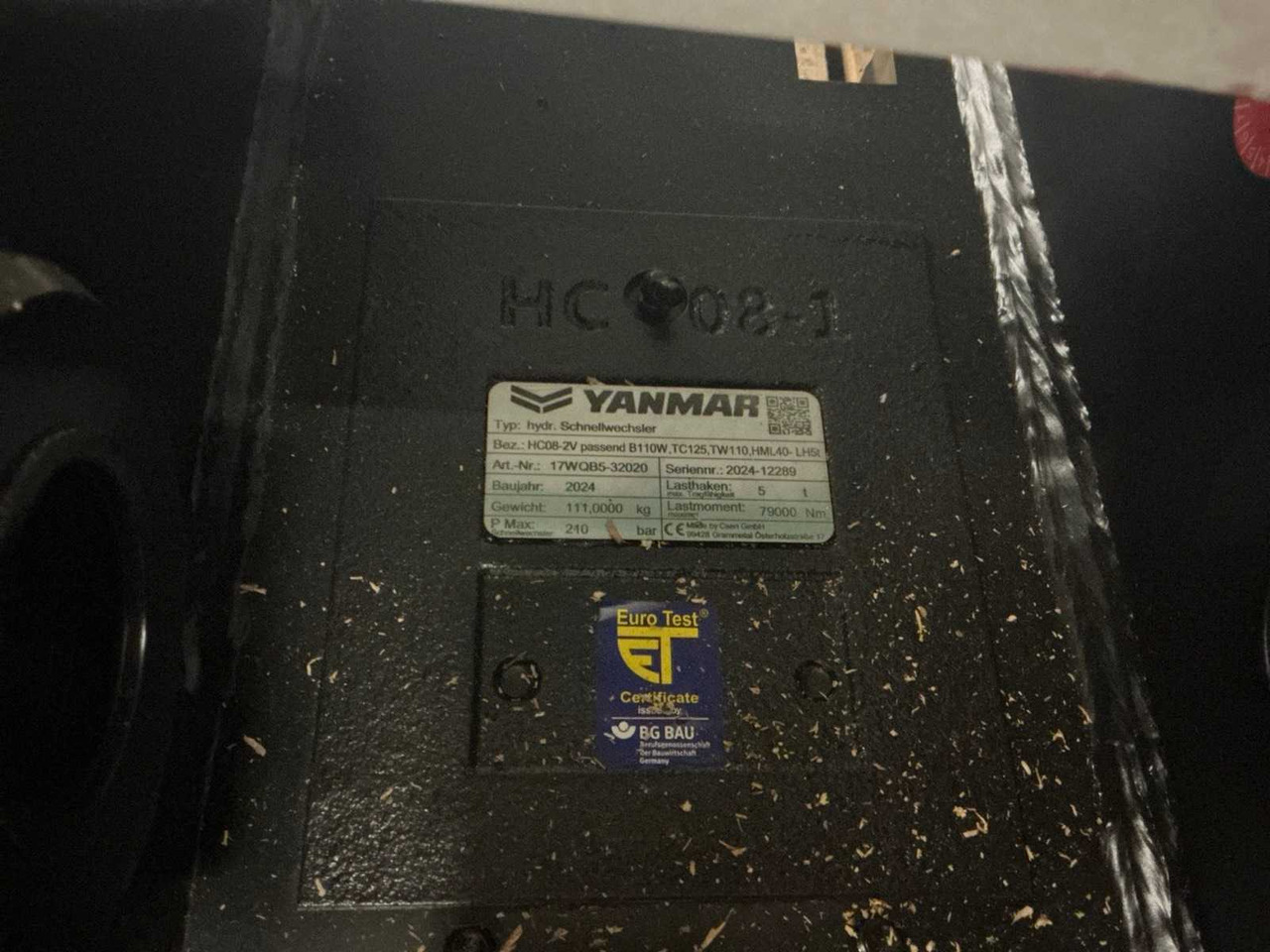 Chargeuse sur pneus 2024 YANMAR QUICK COUPLER, HYDR.