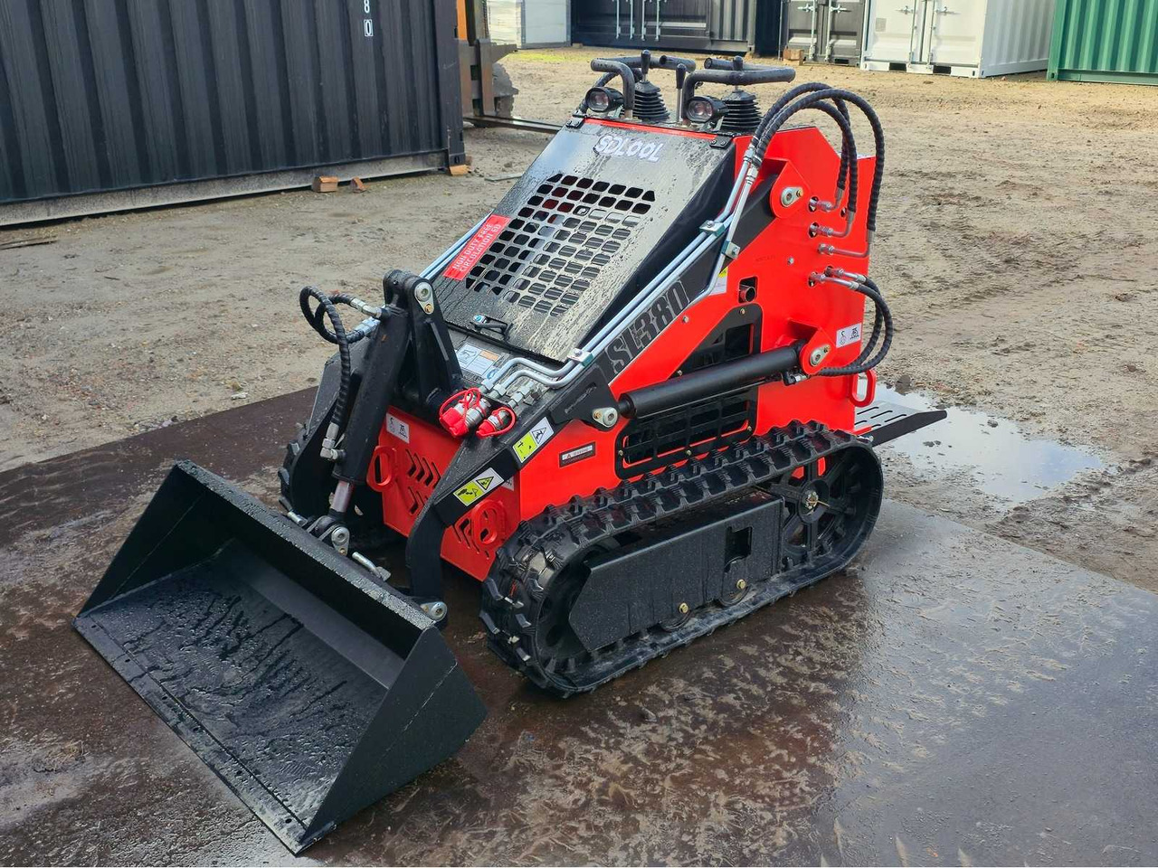 Chargeuse sur pneus 2025 - SDLOOL - SL380 - RED - SHOVEL