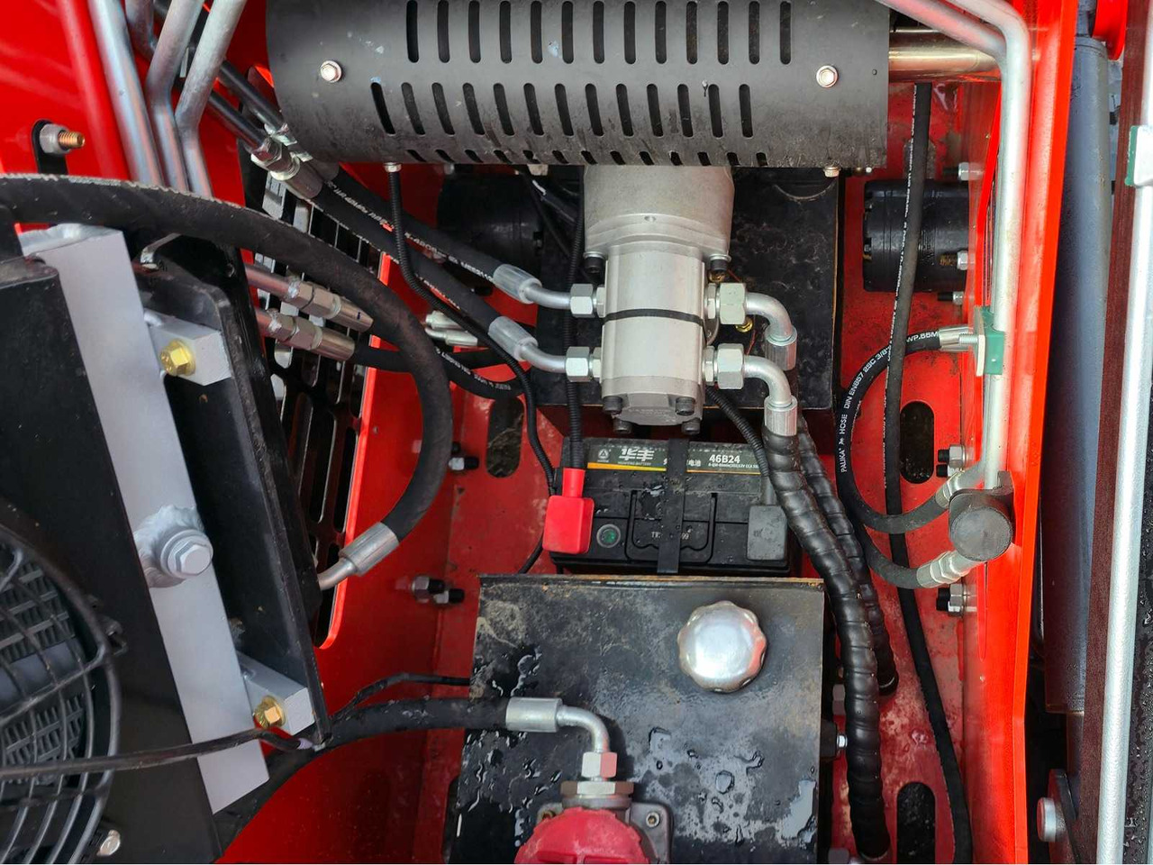 Chargeuse sur pneus 2025 - SDLOOL - SL380 - RED - SHOVEL