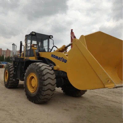 Chargeuse sur pneus 7 Ton Wheel Loader Kumatsu Wa470 Front Loader 4.2cbm Bucket