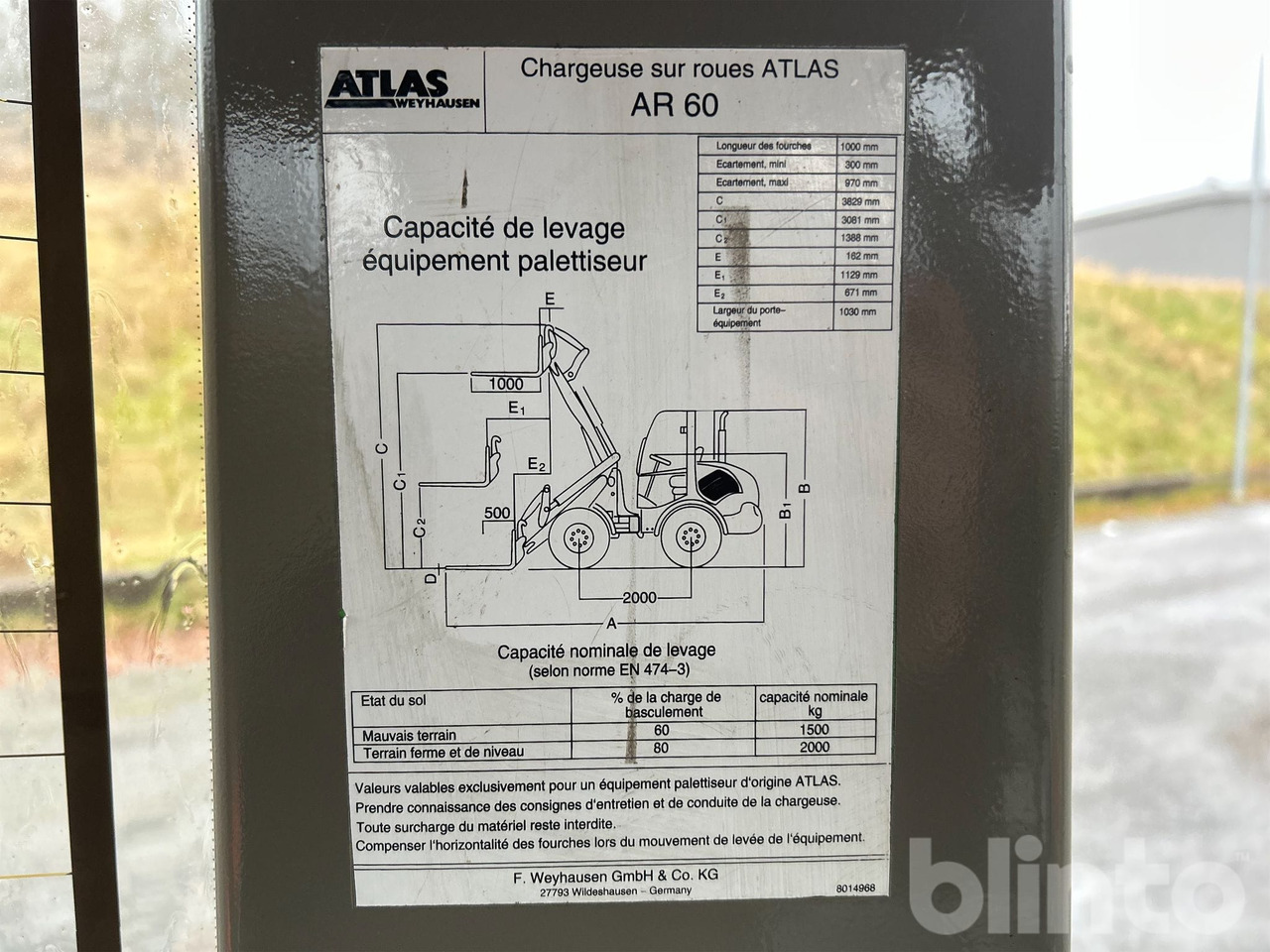Chargeuse sur pneus Atlas 60