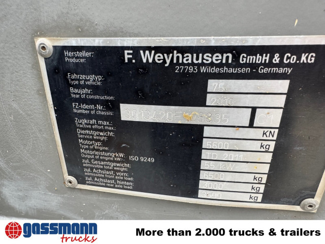 Chargeuse sur pneus Atlas AR 75 Radlader, SWE