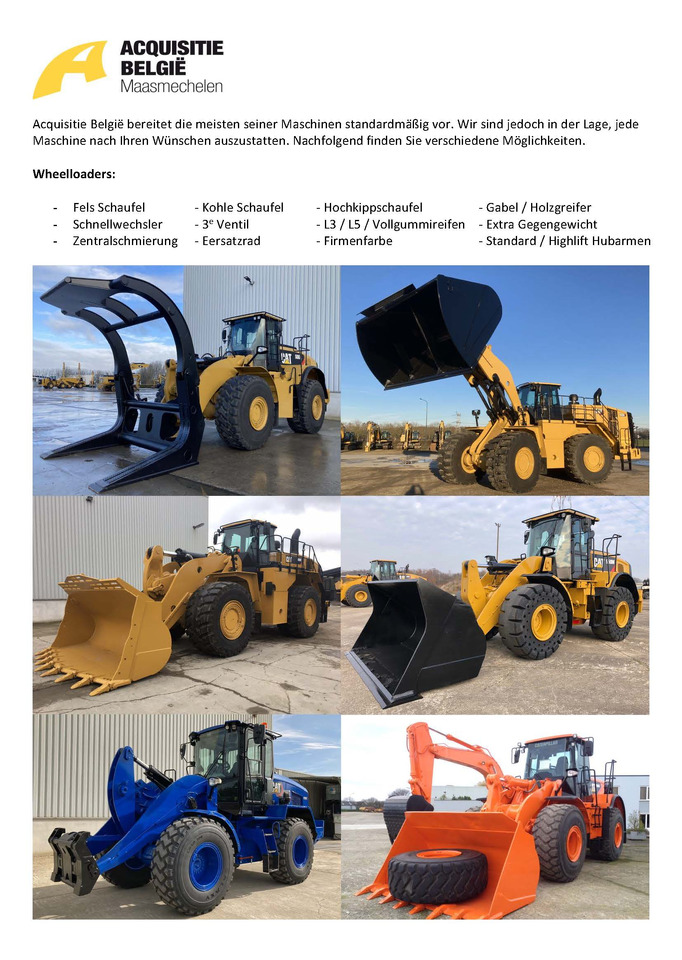 Chargeuse sur pneus CATERPILLAR 962M